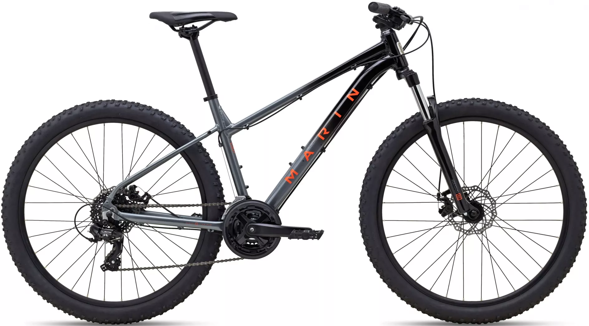 Фотография Велосипед Marin WILDCAT TRAIL WFG 1 27,5" рама S (2023) Черный